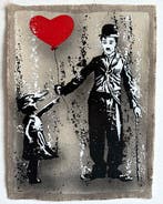 Elisée Skayzoo - La jeune fille au ballon et Chaplin