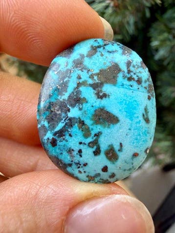 Turquoise Echte edelsteen! Topkleur Neishabour-turkoois