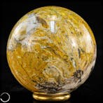 Natuurlijke Bumblebee Jasper bal uit Indonesië – Gloeiend, Antiek en Kunst