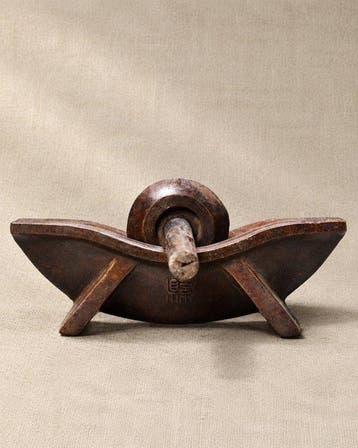 Mortier et pilon - bateau - Cuivre - Moulin à herbes