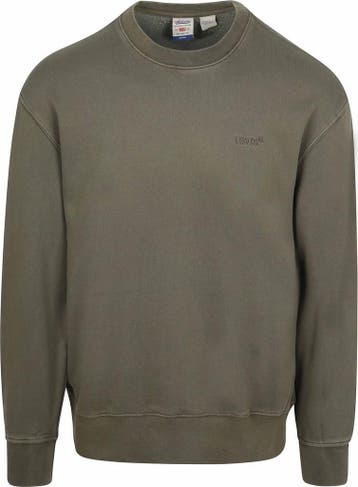 Levis Sweater Authentic Logo Groen maat Maat 48/50 (M) Heren, Verzenden, Nieuw, Maat 48/50 (M), Levi's