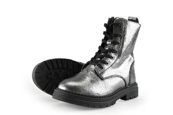 Nelson Veterboots Meisjes in maat 33 Zilver, Verzenden, Schoenen