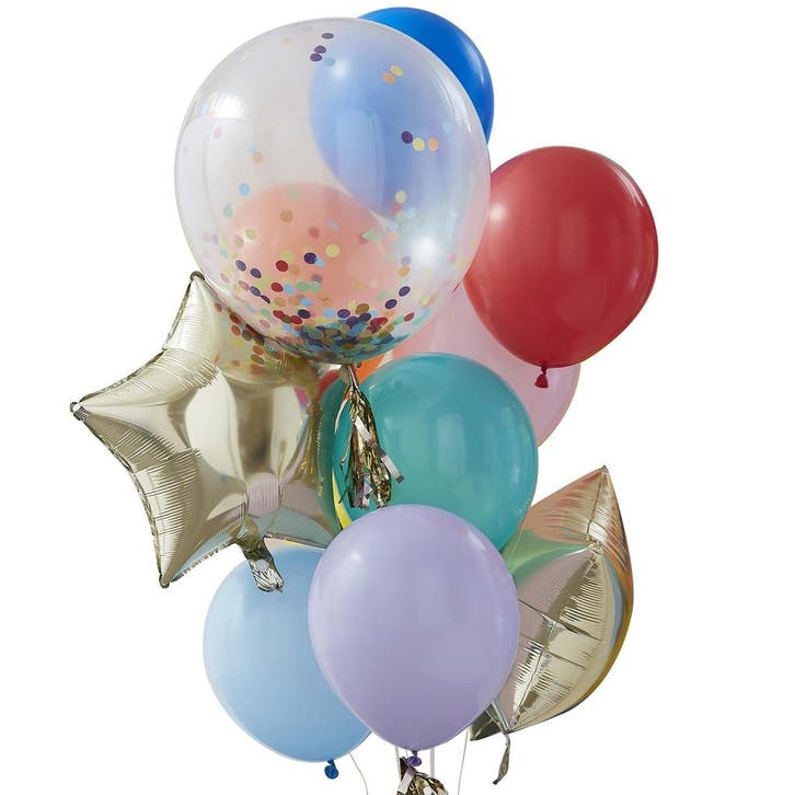 Ballonnen Set Ster 11 delig, Hobby en Vrije tijd, Feestartikelen, Nieuw, Verzenden