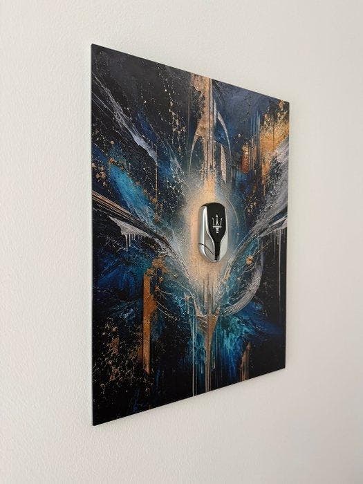 Cartist - MASERATI DIVINE TRIDENT - 01/05, Antiquités & Art, Art | Peinture | Moderne
