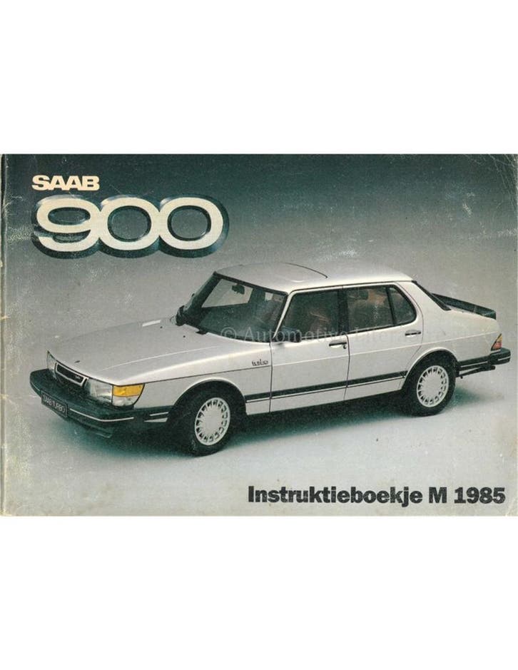 1985 SAAB 900 INSTRUCTIEBOEKJE NEDERLANDS, Auto diversen, Handleidingen en Instructieboekjes, Ophalen of Verzenden