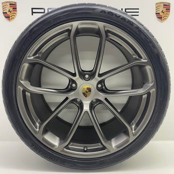 Porsche Cayenne (E3 I+II) 22 GT-Turbo Platinium met banden, Ophalen, Gebruikt, Banden en Velgen, Overige maten