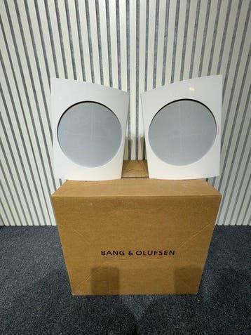 Bang & Olufsen - Beolab 17 en couleur blanche rare, supports, Nieuw