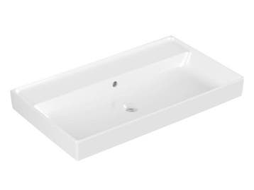 Veiling - Hatria wastafel zonder kraangat 100x46,5cm Bahia13, Doe-het-zelf en Bouw, Sanitair, Nieuw