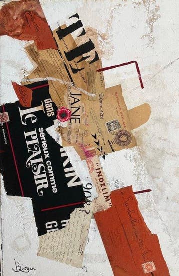 Bergen (1954) - Composition typographique et papiers anciens