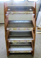 Rek met zink schappen, Display, B64 x D38,5 x H121 cm, Nieuw in verpakking