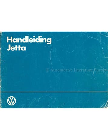 1983 VOLKSWAGEN JETTA INSTRUCTIEBOEKJE NEDERLANDS, Auto diversen, Handleidingen en Instructieboekjes