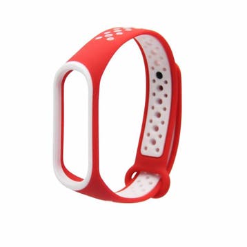 Drphone XM34 - Xaomi Bandje - Voor M3 M4 - Rood/Wit, Verzenden