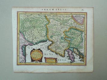 Europa - Kroatië / Istrië / Venetië; Johannes Janssonius -
