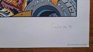 Colman - Billy The Cat - 1 Sérigraphie - 1997