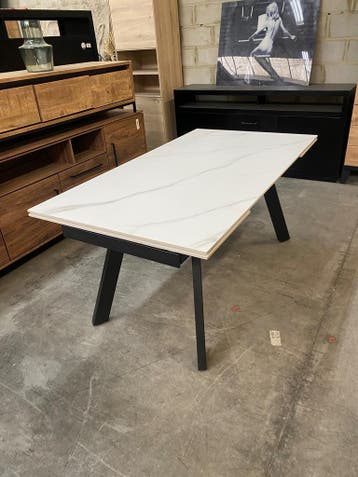 Hera eettafel, steen wit (nieuw, A-keuze), Nieuw, Overige materialen