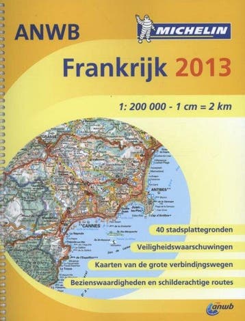 Atlas Michelin ANWB Frankrijk wegenatlas 2013, Verzenden, Nieuw