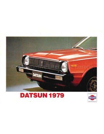 1979 DATSUN PROGRAMMA BROCHURE NEDERLANDS