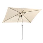 2dekans | Angel Living Parasol - 3 x 2 m - Rechthoekig -, Tuin en Terras, Ophalen of Verzenden, Nieuw