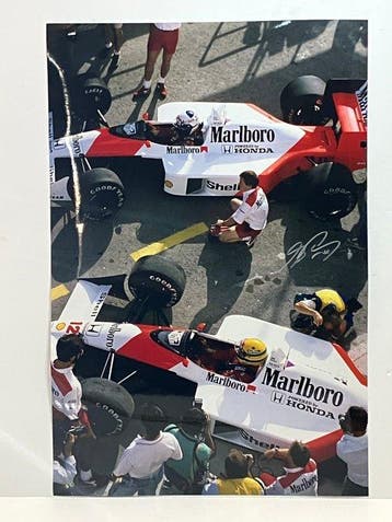 Mclaren - Alain Prost, Ayrton Senna - 1988 - Photographie, Nieuw