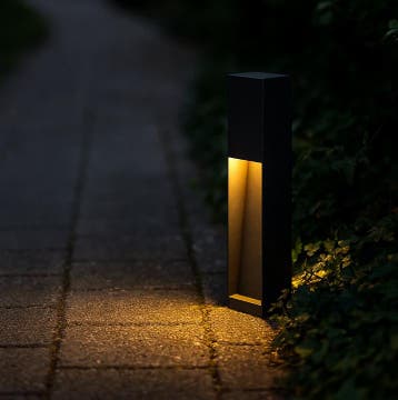 Tuinverlichting Modern Levi Tuinlamp Zwart 40cm, Verzenden