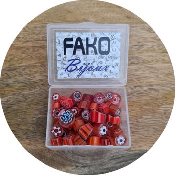Fako Bijoux - Millefiori Glas - Sieraden Maken - 7-12mm - 50, Hobby en Vrije tijd, Verzenden, Nieuw