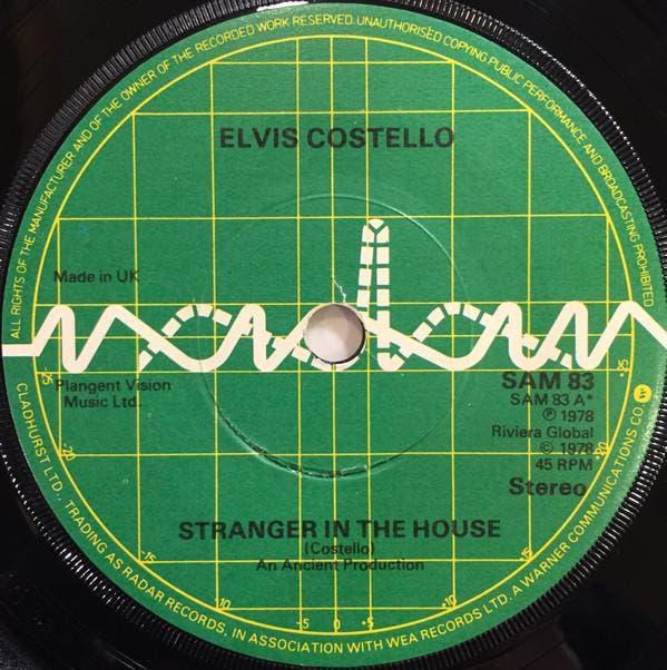 Elvis Costello - Stranger In The House, Cd's en Dvd's, Vinyl | Pop, Gebruikt, Verzenden