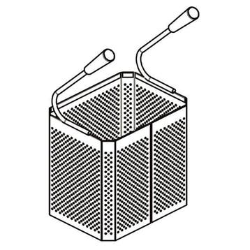 Base 700 manden pasta koker | 110x165x210(h)mm CombiSteel, Verzenden, Nieuw in verpakking
