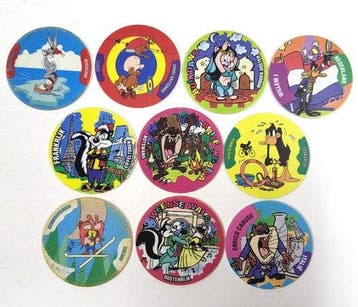 Vintage Looney Tunes tazo's (Tazos World Flippo's), serie, Verzamelen, Verzenden