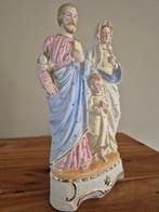 Statue, Heilige Familie - 25.5 cm - Biscuit de porcelaine, Antiquités & Art