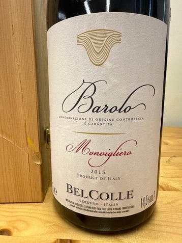 2015 Belcolle Monvigliero - Barolo DOCG - 1 Double