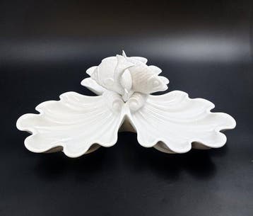 Herend - Bol - Porcelaine - Service en forme de coquille