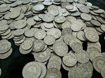 Frankrijk. Lot of 440 vintage coins - different dates and