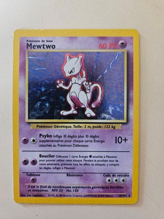 2 Card - Mewtwo, Raichu Holo, Hobby en Vrije tijd, Verzamelkaartspellen | Pokémon