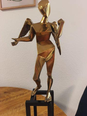 Salvador Dali (1904-1989) - sculptuur, The cubist angel - 57, Antiek en Kunst