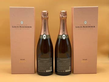 2017 Louis Roederer, Rosé - Champagne Brut - 2 Flessen (0.75, Nieuw