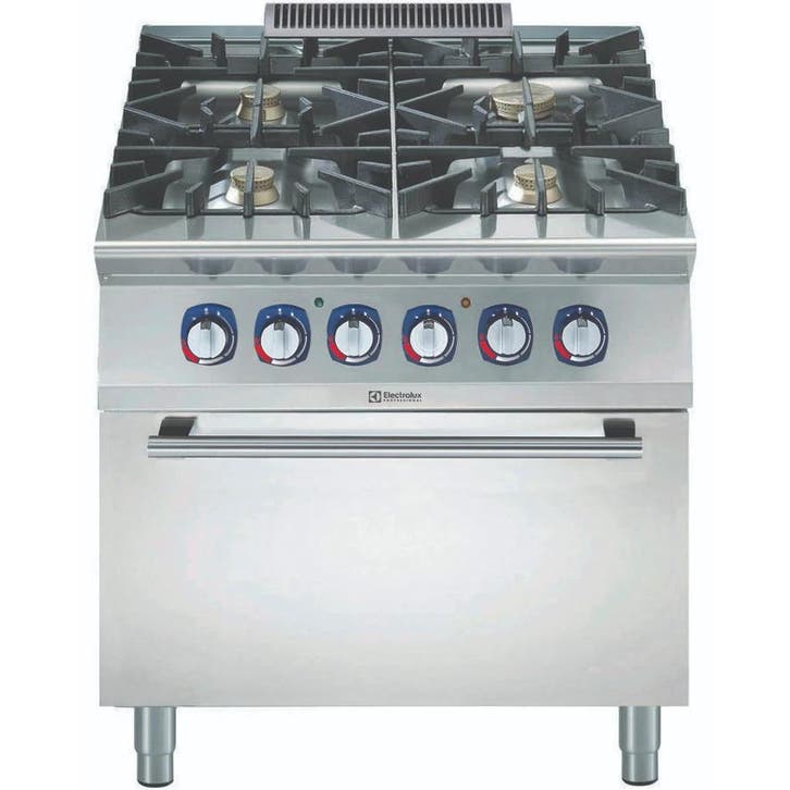 Fornuis + Oven | e-XP 900 | Gas/Elektrisch | 4 Branders (3x, Articles professionnels, Horeca | Équipement de cuisine, Envoi