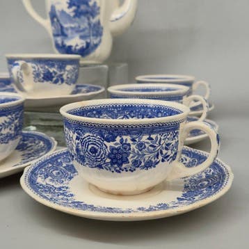 Villeroy & Boch Burgenland Blau Kaffeeservice Set -