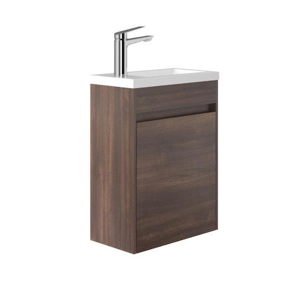 SALE - Elin 40 - Walnoot - Toiletmeubel -, Doe-het-zelf en Bouw, Sanitair, Nieuw, Ophalen of Verzenden