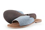 Lazamani Slippers in maat 41 Blauw, Slippers, Lazamani, Zo goed als nieuw, Verzenden