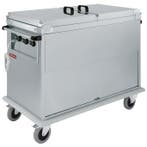 Bain Marie Wagen | Deksel + Kast | Draaideur | 3x GN 1/1 |, Verzenden