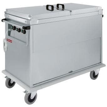 Bain Marie Wagen | Deksel + Kast | Draaideur | 3x GN 1/1 |, Articles professionnels, Horeca | Équipement de cuisine, Envoi