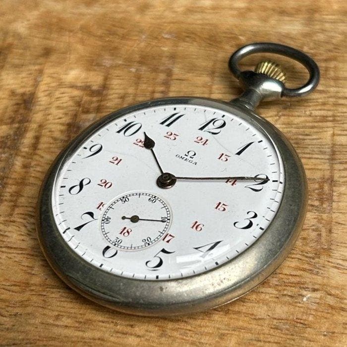 Omega - heren vest zakhorloge uit 1910 - 4950495 - 1900-1949, Handtassen en Accessoires, Horloges | Heren