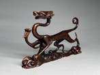 Bronze Dragon Paperweight — Chinese Antique Style Feng Shui, Antiek en Kunst