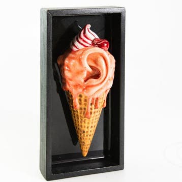 Eureka S.G. - Sculpture, The Listening Cone - 22 cm - Bois,