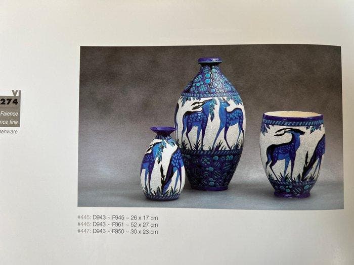 Keramis Boch, Boch Frères, Keramis - Charles Catteau - Vase, Antiek en Kunst, Antiek | Glaswerk en Kristal