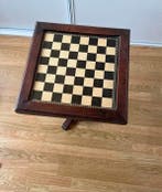 Table déchecs - Chêne - Table d’échecs rustique