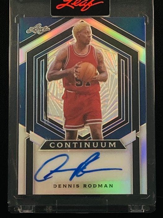 Chicago Bulls - NBA basketbal - Dennis Rodman - AUTO -, Collections, Autocollants