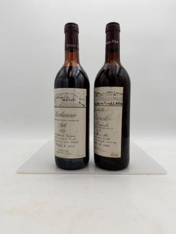 Ceretto, Barbaresco Asili 1978 & Brunate 1974 - Barbaresco,, Verzamelen, Nieuw