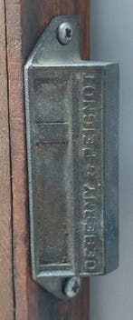 Wandrek - Staal, Hout - Letterkast
