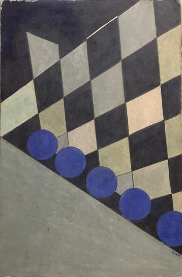 Charles Bert (1873-?) - Abstract composition I